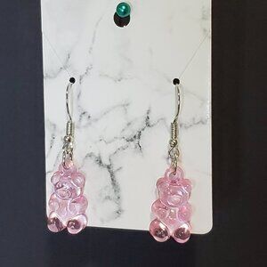 Gummy Bear Earrings  - PINK